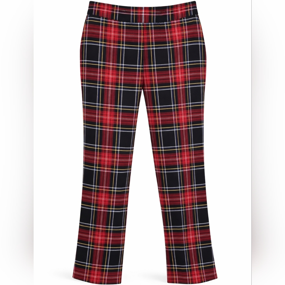Draper James Retro Plaid Womens Dress Pants Sz Small